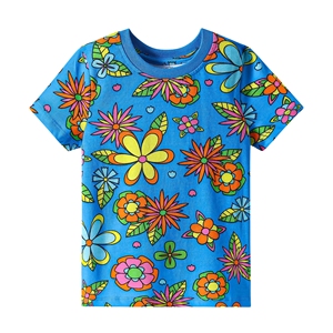 Bonito traje de pijama de algodón de talla grande para niñas, ropa de dormir térmica cómoda y transpirable con tela de Jersey suave para el verano - Product Image 2