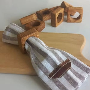 <b>Wooden</b> Napkin Ring Best Quality Top Selling Handmade Craft <b>Dining</b> <b>Table</b> Decor for Home Kitchen Use - Product Image 1