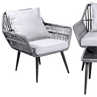 Top Sale Garten Gartenmöbel Wasserdichte Sofa garnituren Board Garden billige Tischs ofa 4-teilige Liege sets