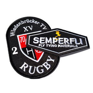 แผ่นป้ายปักโลโก้ผ้าพีวีซีสำหรับหมวกและเสื้อผ้าแผ่นปักโลโก้งานปักตามสั่ง3D - Product Image 4