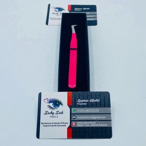 Pince à épiler LUCKY LASH TOOLS en forme de botte pour extensions de cils volume russe, en acier inoxydable personnalisé, pointe en fibre lisse de précision - Product Image 6