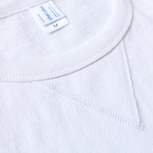 Logo imprimé personnalisé épaississement hommes T-shirt blanc à manches longues 100% coton T-shirt pour hommes livraison DDP - Product Image 5