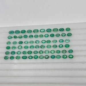 22.5cCt ธรรมชาติพลอย zambian มรกตเจียระไนทรงรีแบบหลวมสำหรับทำเครื่องประดับหินมรกตแบบเหลี่ยมเพชรพลอยขายส่งจากอินเดีย - Product Image 6