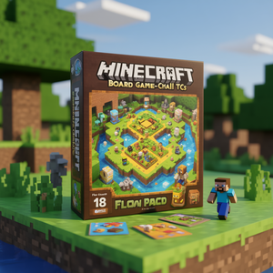 Minecraft Board <b>Game</b>-Chall TCs Flow Pack Box (<b>18</b> Count) - Product Image 3