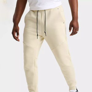 Pantalon en toile pour homme, hiver, 4 saisons, respirant, taille élastique, couleur unie, poche tendance, longueur complète, décontracté - Product Image 4