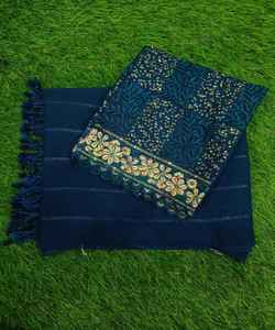 Kurti en coton imprimé floral de luxe pour femme: offrez-vous une broderie exquise en pierre travail à la main à volants Tussle Kurtis - Product Image 3