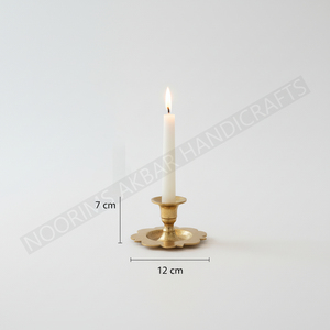 Portavelas Vintage de aluminio dorado, candelabro personalizado, Decoración de mesa de boda, fabricante de calidad de exportación - Product Image 4