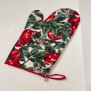 Mushroom Floral Print Pretty Oven Mitt 100% algodón Marca Premium Cocina Cocinar Hornear Sostenible Reutilizable Nuevo diseño de tendencia - Product Image 2