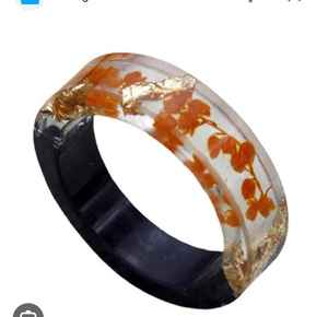 Venta al por mayor personalizado mejor calidad hecho a mano alto pulido hermoso colorido anillo de resina de moda para las mujeres de la India - Product Image 3