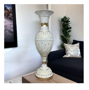 Maceta de hierro de Metal de diseño moderno personalizada, jarrón de suelo recién llegado para decoración del hogar, tamaño personalizado, forma y color - Product Image 1
