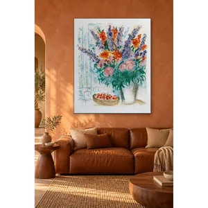 Fida Marc Chagall <b>Large</b> Bouquet Before the Window Canvas <b>Print</b> - Product Image 2