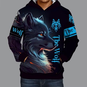Sudadera con Capucha Personalizada OEM, Impresión Digital por Sublimación 3D, Tinte Liso, Felpa Otoñal, Poliéster/Algodón, Corte Regular, con Bolsillo, para Hombre - Product Image 1