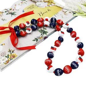 Hot Selling Fashion Customized Hawaiian Kukuinut Lei Necklace Graduation Party Wedding