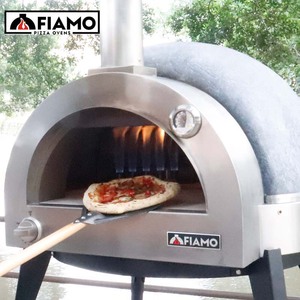 Horno de Pizza a Gas de Acero Inoxidable FIAMO <span class=keywords><strong>MAXI</strong></span>, Control de Temperatura, Temperatura Máxima de 500 °C, Independiente para el Hogar - Product Image 4