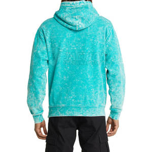 Sudaderas con capucha de lavado ácido básicas de tamaño personalizado de diseño único más vendido al por mayor sudaderas con capucha de lavado ácido básicas de ropa de calle de alta calidad - Product Image 2