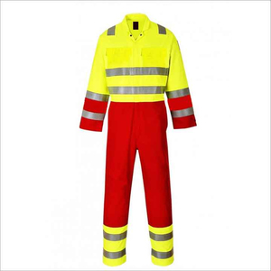 Haute qualité JAZO INDUSTRIES hommes réfléchissant résistant aux flammes combinaison étanche haute visibilité sécurité vêtements de travail en gros Double - Product Image 1