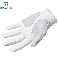 Guantes de Golf Personalizados OEM para Niños, Cuero Cabretta Transpirable, Ajuste para Mano Izquierda