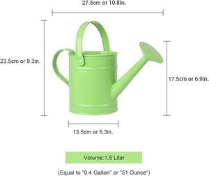 Saupoudrer dans des arrosoirs chics verts pour votre jardin Green Oasis Arrosoirs élégants pour une croissance dynamique - Product Image 5