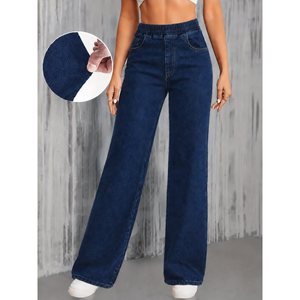 Pantalones Vaqueros Kadin Yuksel con Bolsillos en la Cintura, 38592 - Azul - Product Image 1