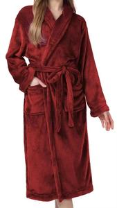 เสื้อคลุมอาบน้ำผ้าฝ้ายมีฮู้ดสำหรับโรงแรมชุดคลุมอาบน้ำผ้าฝ้ายสำหรับผู้หญิงและผู้ชาย - Product Image 3