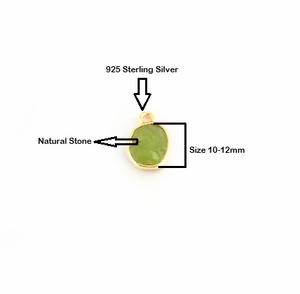 Tanzanite brute naturelle 925 argent Sterling plaqué rhodium lunette sertie de pierres précieuses pendentif décembre collier de pierre de naissance - Product Image 3