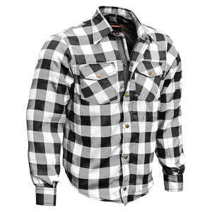 Blouson extérieur en flanelle de moto de mode blindé certifié CE de niveau 1-Service OEM Prix de gros - Product Image 4