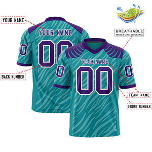 2025 personalizado nuevo cosido Retro desgaste personalizado transpirable cómodo fútbol americano Jersey OEM servicio personalizado moda - Product Image 2