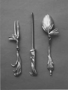 Luxury Gold Mirror Polish <b>Flatware</b> Set with Metal Handles 5-Piece Stainless Steel for Wedding Dining & Events - Product Image 3