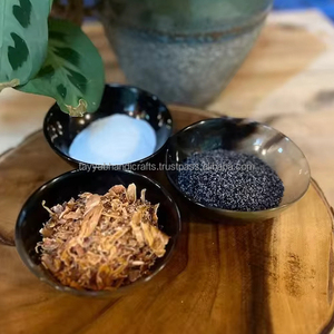 Cuenco decorativo de cuerno natural con asa para utensilios de cocina Cuenco de cuerno profundo Cuenco de cuerno de Venta caliente - Product Image 1