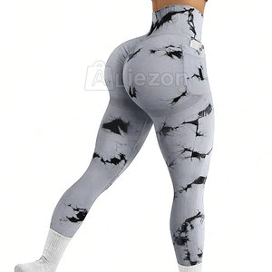 Vêtements de yoga femmes ascenseur Fitness Leggings tissu respirant conception femmes ascenseur Fitness Leggings vente directe d'usine - Product Image 5