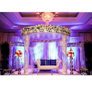 Comprar ruso boda cristal escenario configuración asiática boda escenario decoración romántica boda escenario decoración Reino Unido venta - Product Image 1