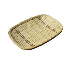 Plateau rond en bambou tissé à la main pour la décoration et le rangement de bijoux, d'objets décoratifs ou de fruits dans la cuisine, le salon et la chambre à coucher - Product Image 5