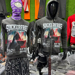 Unisex Pullover <b>Hoodie</b> Customized 100% Cotton <b>Black</b> High Quality Digital Printing Beaded Embroidered Design Winter OEM Service - Product Image 1