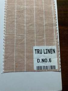Tissu Tru Linen rayé et à carreaux 60 Lea Premium pour chemises - Product Image 1