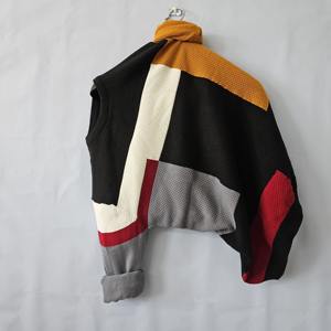 Camisa redonda informal holgada Vintage nueva moda para hombre al por mayor sudadera 100% algodón de manga larga con suéter de cuello redondo - Product Image 6