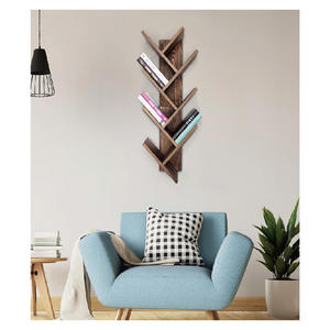 Étagère murale | Organisateur de livres | Organisateur d'étagère flottant en bois massif - Product Image 5
