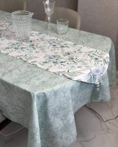 Breathable linen table <b>runners</b> for dining room farmhouse decor with handmade stitching rustic charm durable eco friendly design - Product Image 5