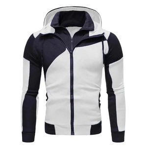 Chaqueta informal con capucha para hombre, sudadera con cremallera, ropa deportiva de moda para hombre, sudaderas con capucha para hombre, tela de algodón 2024, tarifa al por mayor OEM - Product Image 1