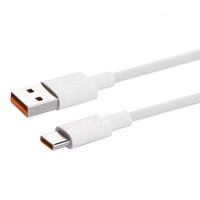 Cable USB-A Tipo-C Personalizable de 1m para Teléfono Móvil, Carga Rápida de 6A, Compatible con USB 3.0, Núcleo de Cobre Puro, Revestimiento de PVC/TPE