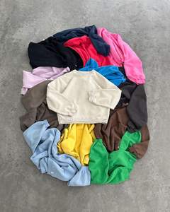 Sweats à capuche surdimensionnés pour femmes Sweats en molleton de coton Pulls à manches longues Pull Tenues d'automne - Product Image 3