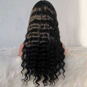 Pelucas de Cabello Humano Indio 100% Virgen con Frente de Encaje, Estilo Largo y Rizado Natural, Encaje Transparente 4x4, Nudos Decolorados Disponibles, 32" 36" 40" - Product Image 6