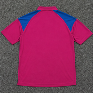 เสื้อเชิ้ตแขนสั้นผู้ชายแบบลำลองผ้าเจอร์ซีย์เนื้อแน่นปักโลโก้ด้านหน้า ป้องกันขนร่วง - Product Image 2