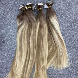 2024 couleur chaude ruban adhésif droit Remy pour Genius trame perruque cuticule alignée non traitée 100% Extensions de cheveux vierges crus vietnamiens - Product Image 4