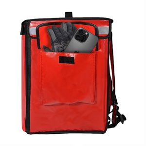 Mochila Grande Impermeable y Aislada para Entrega de Pizza en Moto, Bolsa Reutilizable para <span class=keywords><strong>Doordash</strong></span> con Correa, Mochila para Catering - Product Image 3