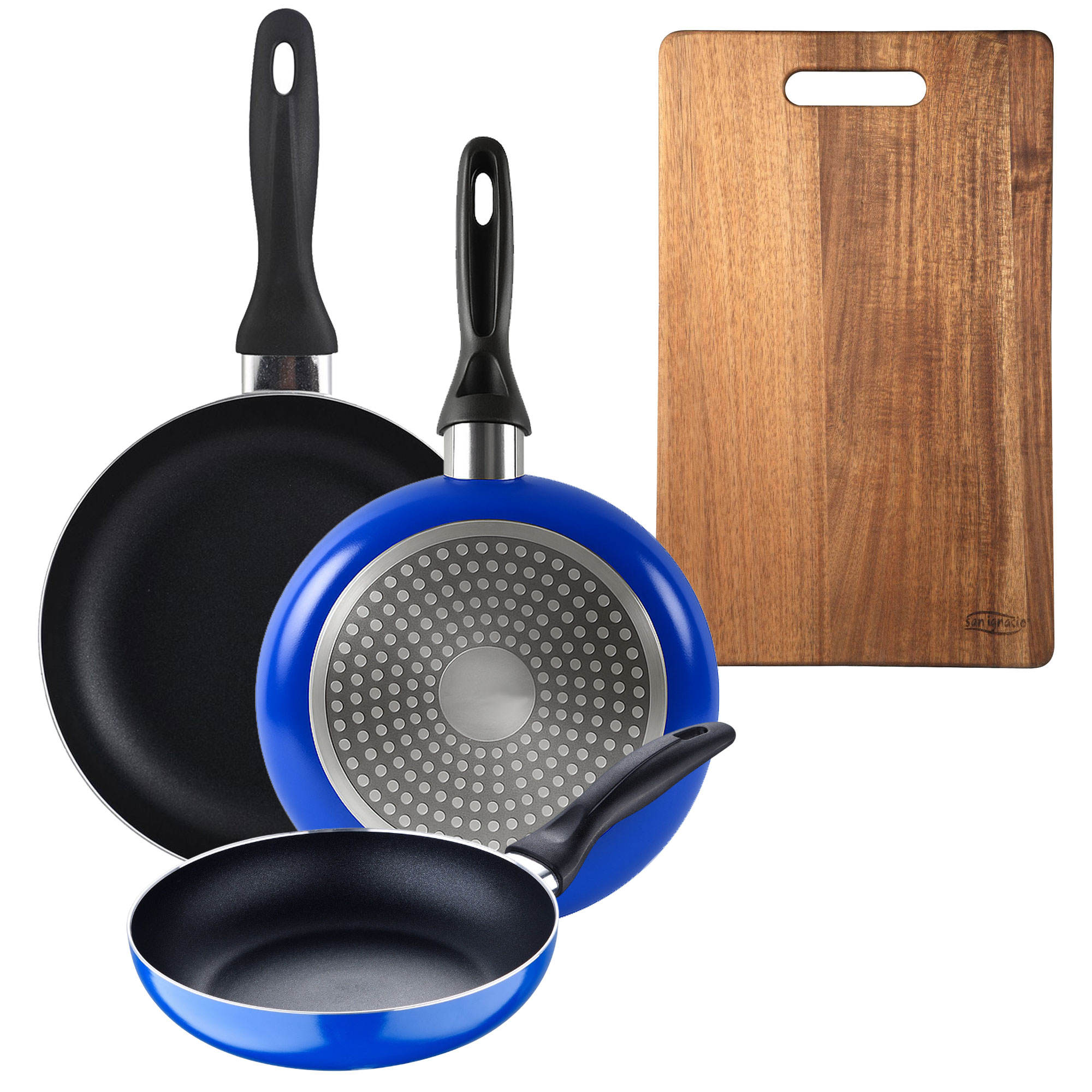 สีน้ำเงินและสีดำ