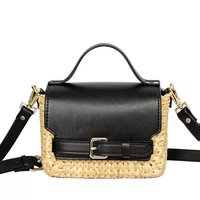 Sac de plage bohème en paille, raphia et jacinthe d'eau, brodé de perles, écologique, haute qualité, vente chaude, Vietnam