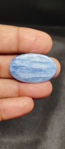 คริสตัลไคยาไนต์สีน้ำเงินคุณภาพดีที่สุด แบบหลวม สำหรับทำจี้และสร้อยคอ ขนาดคละแบบ - Product Image 2