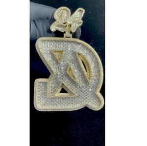 Bijoux en argent pour hommes, design personnalisé, serti de moissanite, brillant, style hip-hop, luxe, best-seller, Inde - Product Image 1
