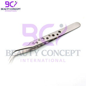 Wholesale Price Expert Sharp and Pointed Heavy Duty Good Seller Premium Quality Elegant Product Eyelash Extension Tweezers - Product Image 3