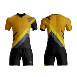 Jersey de Fútbol para Hombre con Cuello en V, Diseño Nuevo 2026, Uniforme de Fútbol Multicolor, Impresión Personalizable, 100% Fútbol - Product Image 1